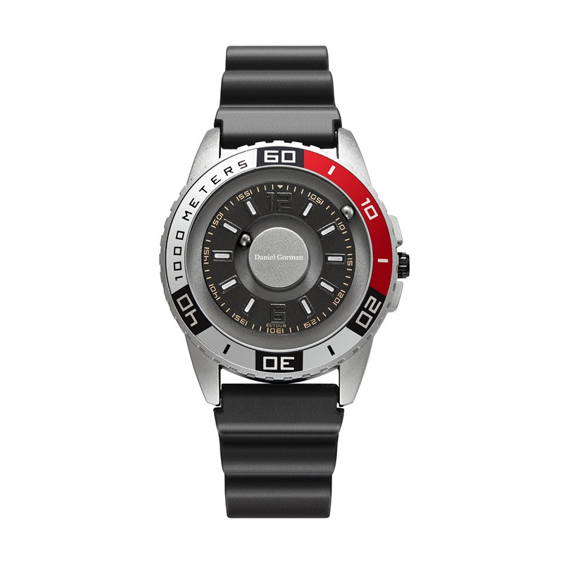 Daniel Gorman GO15 Magnetic Bead Men \\\\ orologio per orologio creativo personalizzato Sports orologio da moda senza bordi cinghia in acciaio inossidabile orologio impermeabile